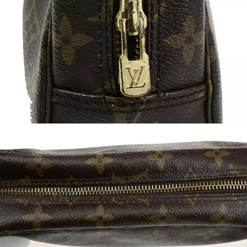 LOUIS VUITTON Trousse Toilette 23 Clutch Hand Bag Monogram Brown - Picture 5 of 14